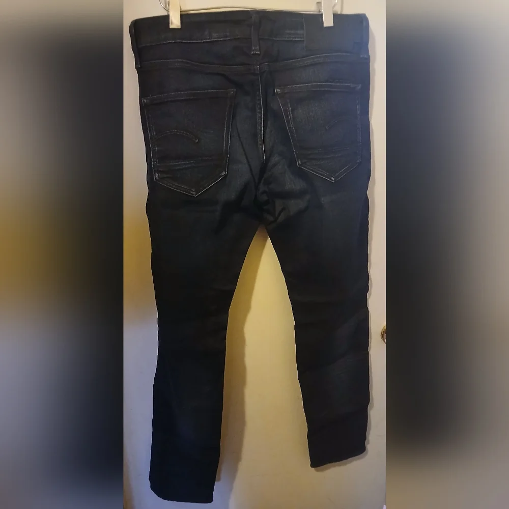 G Raw Men's Blue Jeans - Picture 2 of 2